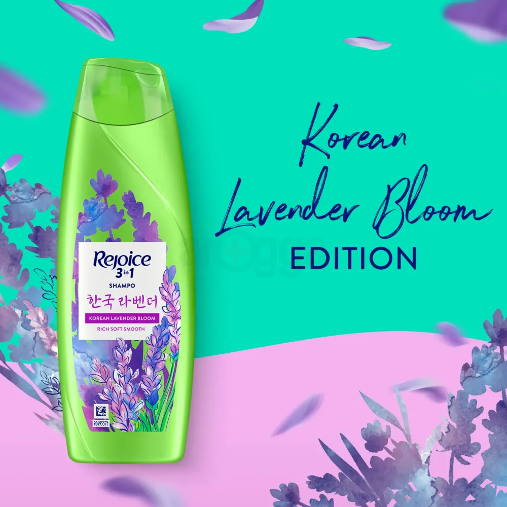 Rejoice 3 in 1 Shampoo with Korean Lavender Bloom 300ml  