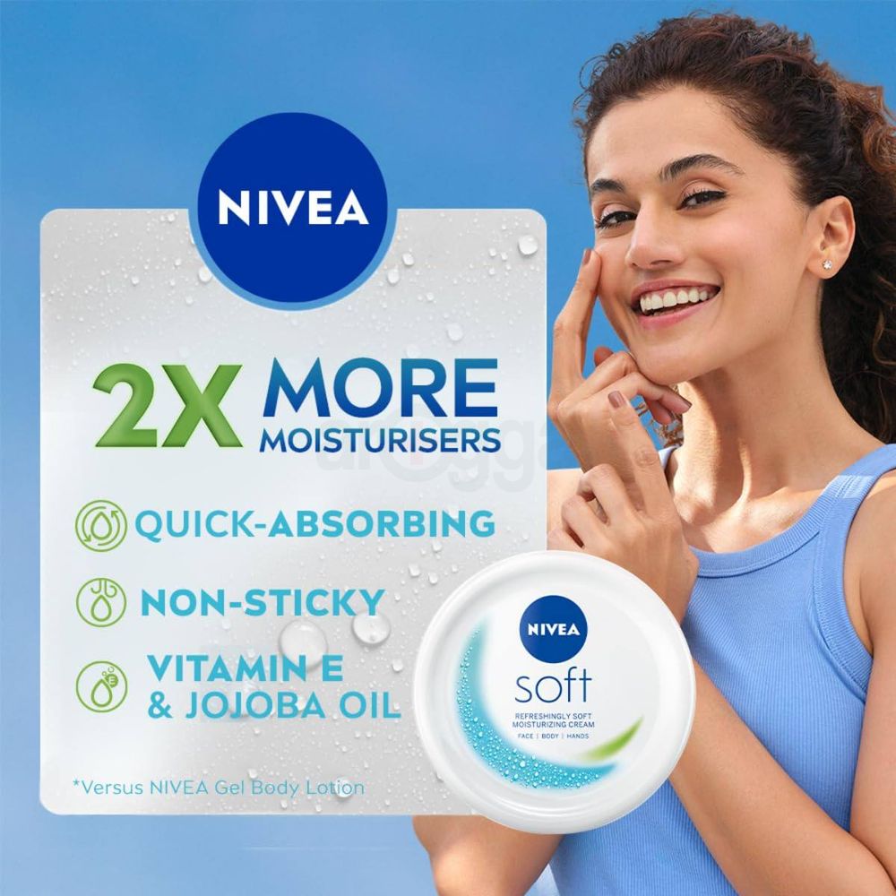 Nivea Soft Moisturizing Cream 25ml Jar  