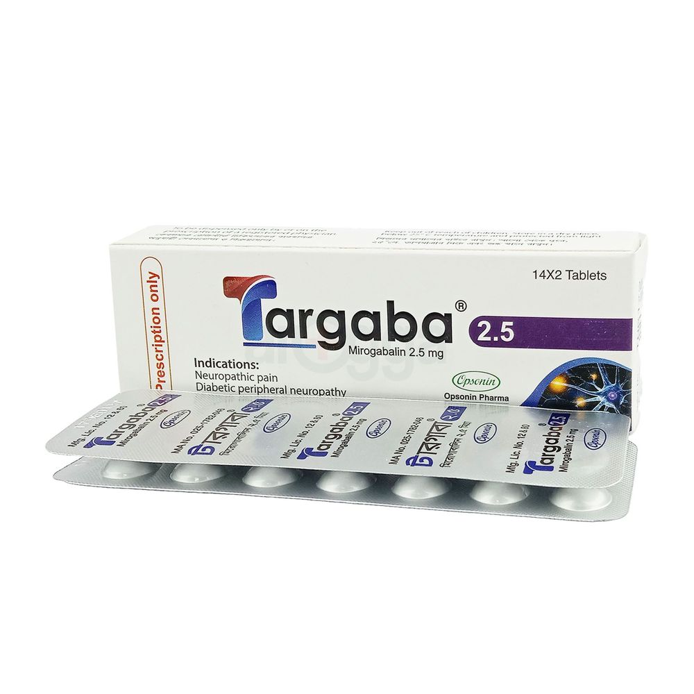 Targaba 2.5 2.5mg tablet