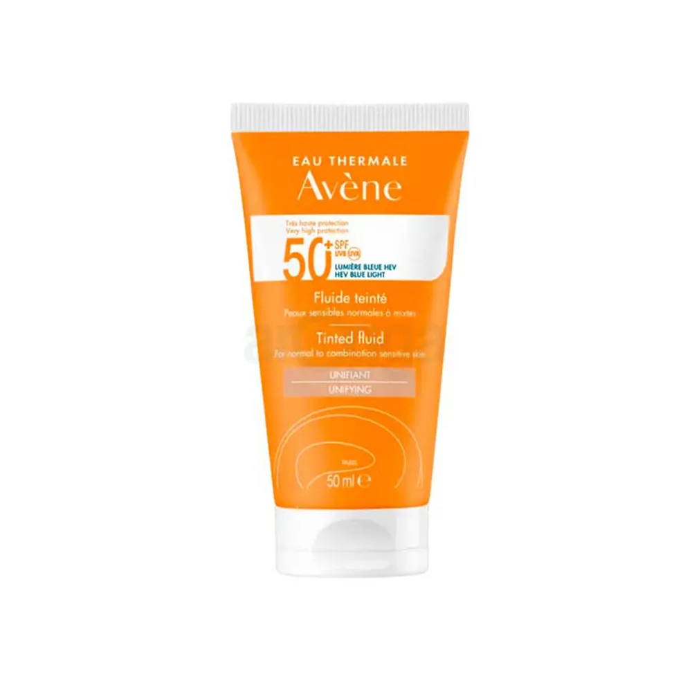 Avene Ultra Broad Spectrum Very High Protection Tinted Fluid for Normal to Combination Sensitive Skin SPF 50+  