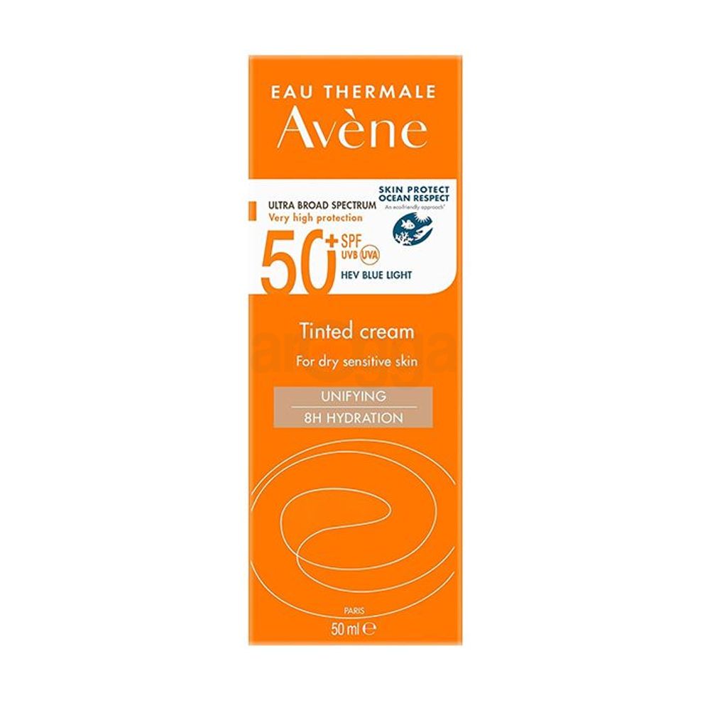 Avene Ultra Broad Spectrum Very High Protection Tinted Cream for Dry Sensitive Skin SPF 50+  