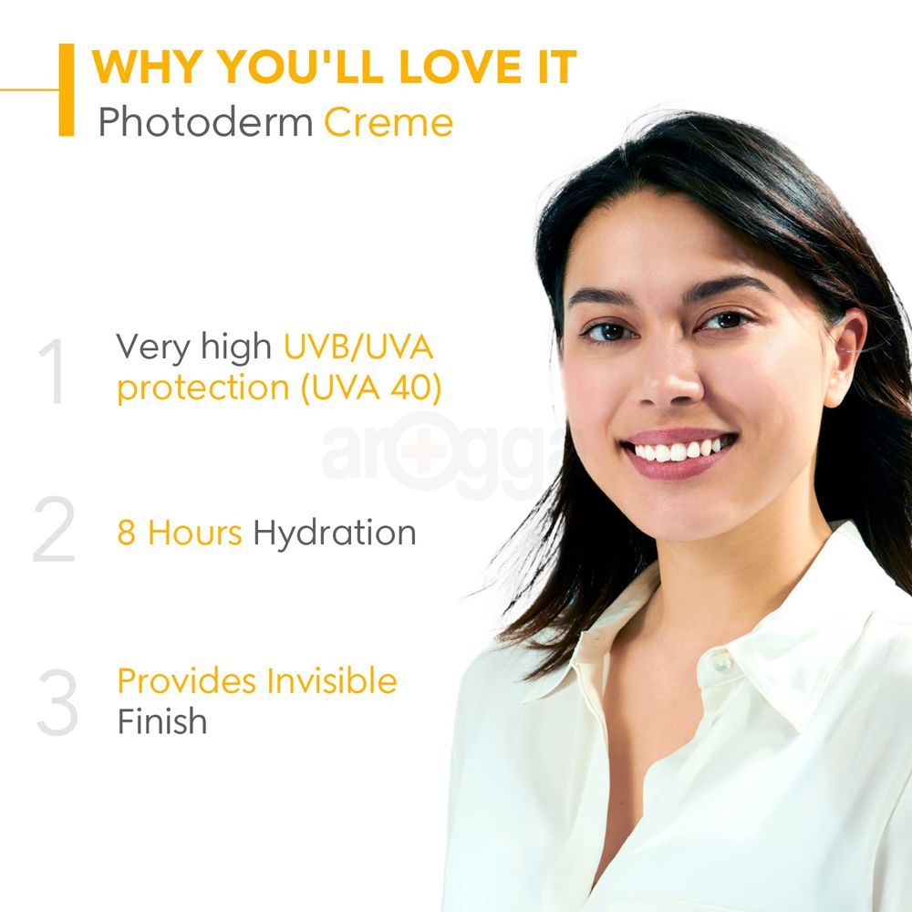 Bioderma Photoderm Creme Claire Light Sun Active Defense SPF 50+ for Sensitive Dry Skin  