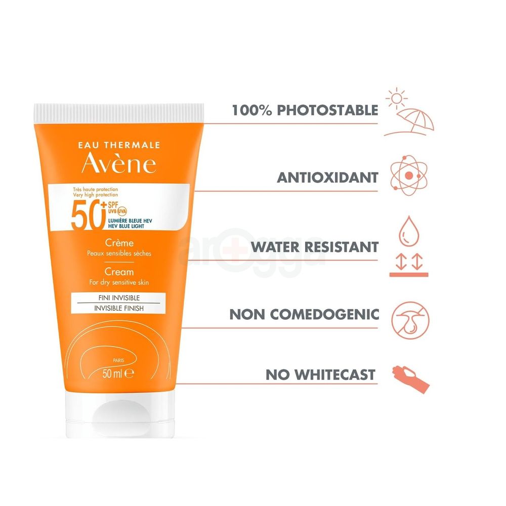 Avene Ultra Broad Spectrum Very High Protection Cream for Dry Sensitive Skin SPF 50+  