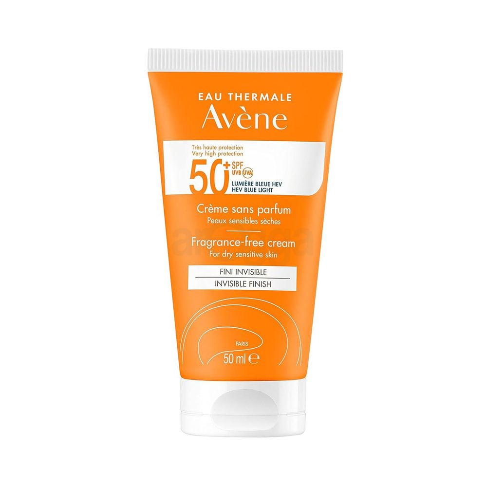Avene Ultra Broad Spectrum Very High Protection Fragrance Free  Cream for Dry Sensitive Skin SPF 50+  