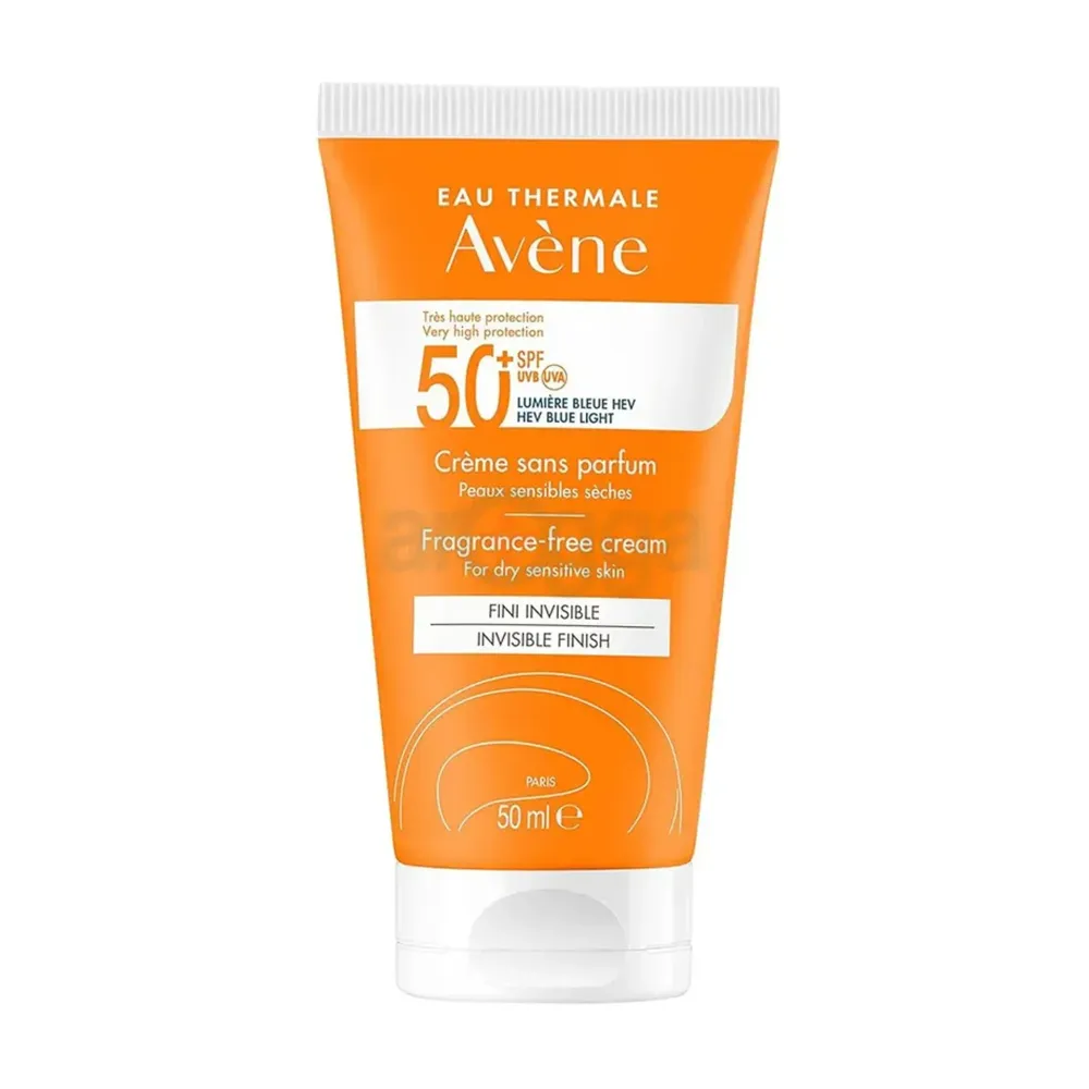 Avene Ultra Broad Spectrum Very High Protection Fragrance Free  Cream for Dry Sensitive Skin SPF 50+  