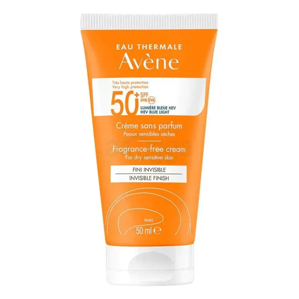 Avene Ultra Broad Spectrum Very High Protection Fragrance Free  Cream for Dry Sensitive Skin SPF 50+  