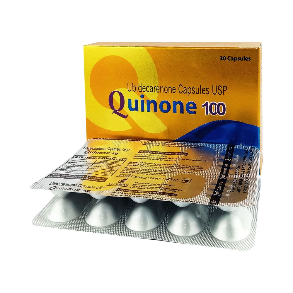 Quinone 100mg capsule