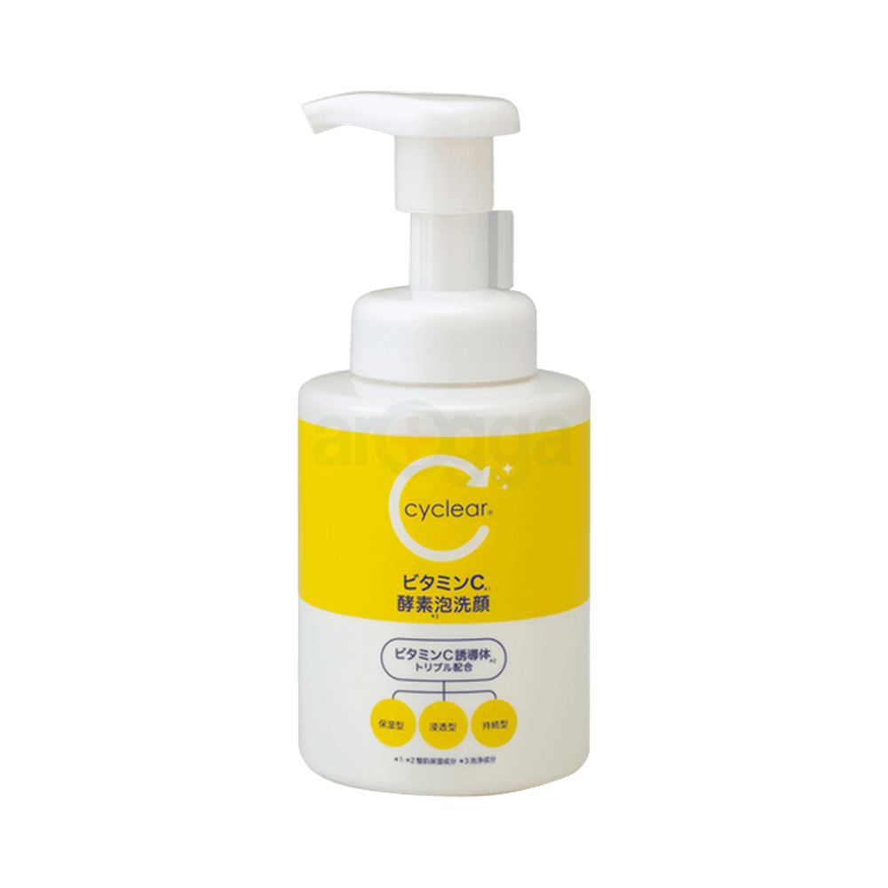 Kumano  Cosme Oil & Fat Cyclear Vitamin C Enzyme Foam Facial Wash  