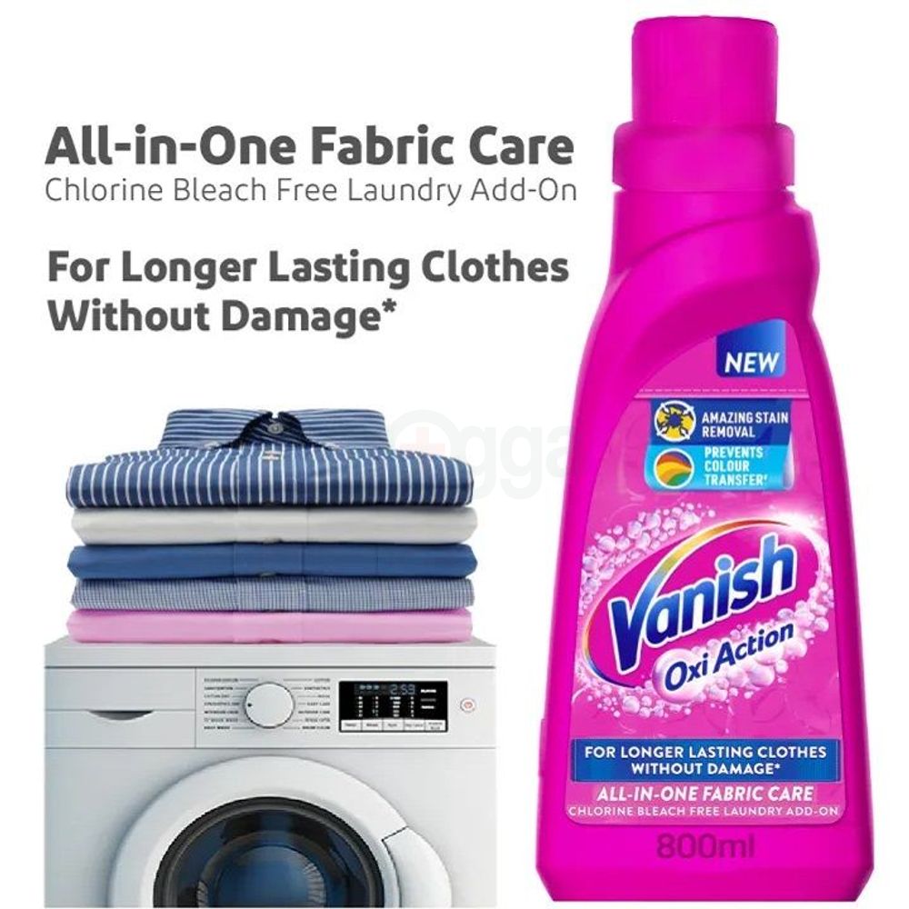Vanish Oxi Action Colour Safe Liquid  Detergent Booster 800ml  