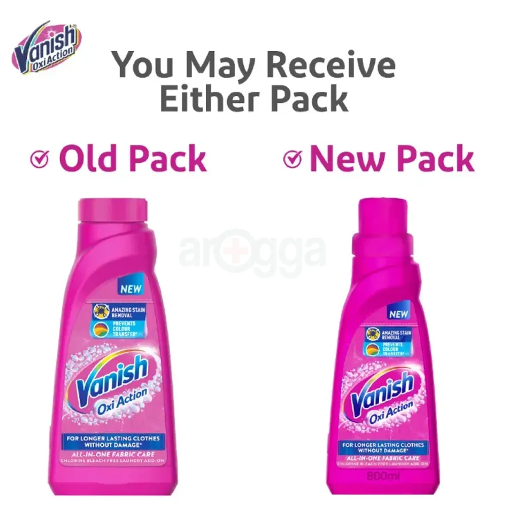 Vanish Oxi Action Colour Safe Liquid  Detergent Booster 800ml  