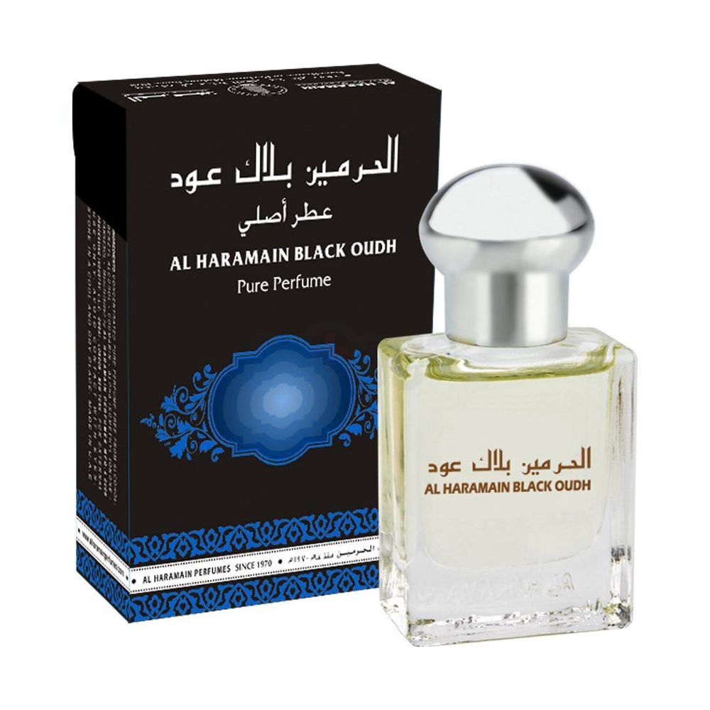 Al Haramain Black Oudh Perfume Oil for Men and Women  