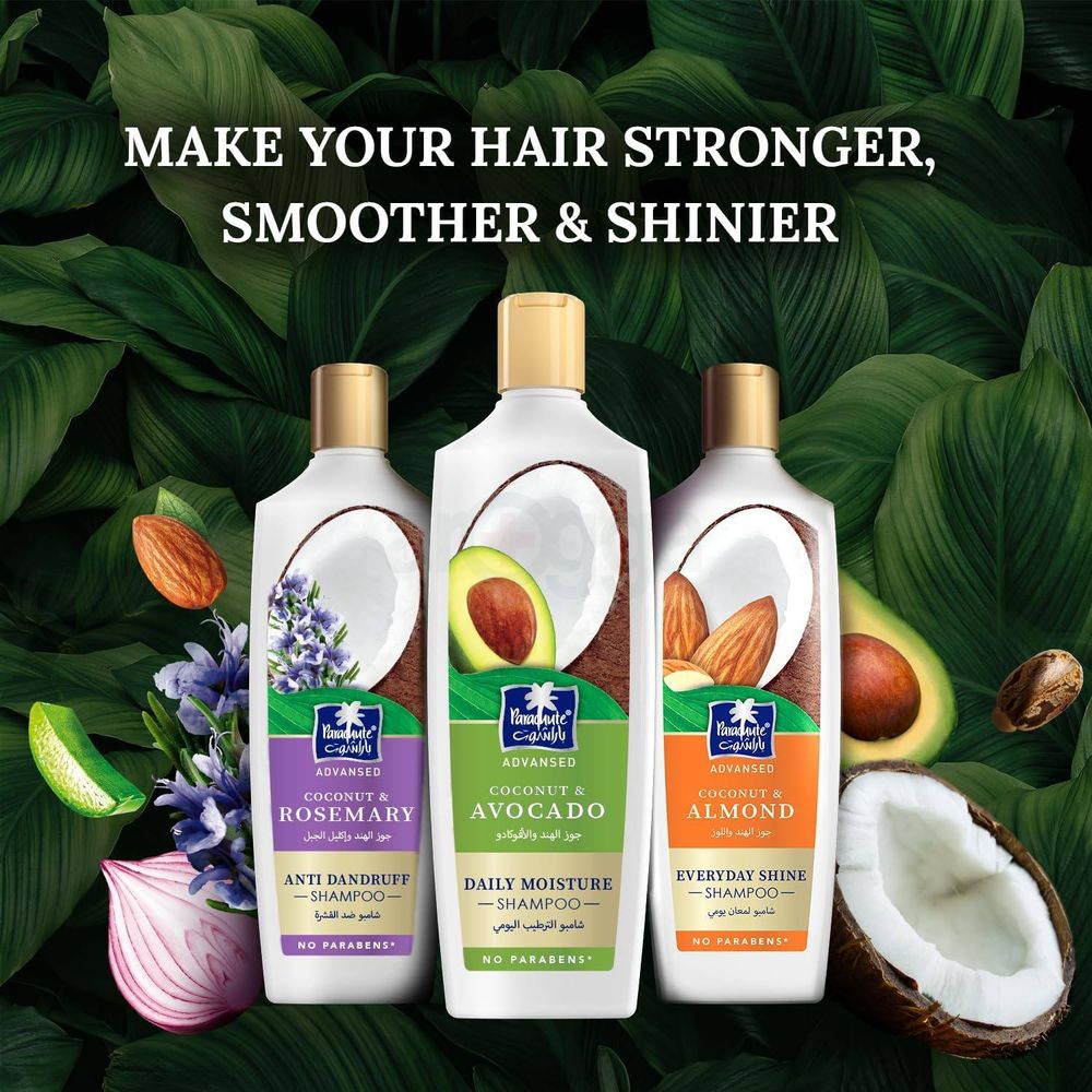 Parachute Advansed Daily Moisture Shampoo with Cocount and Avocado  