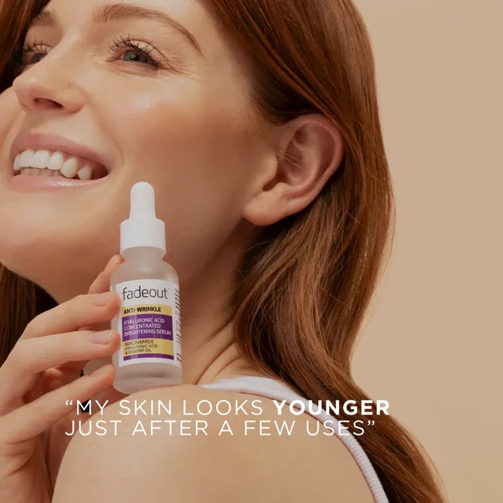 Fade Out Anti Wrinkle Hyaluronic Acid Concentrated Whitening Serum 30ml  