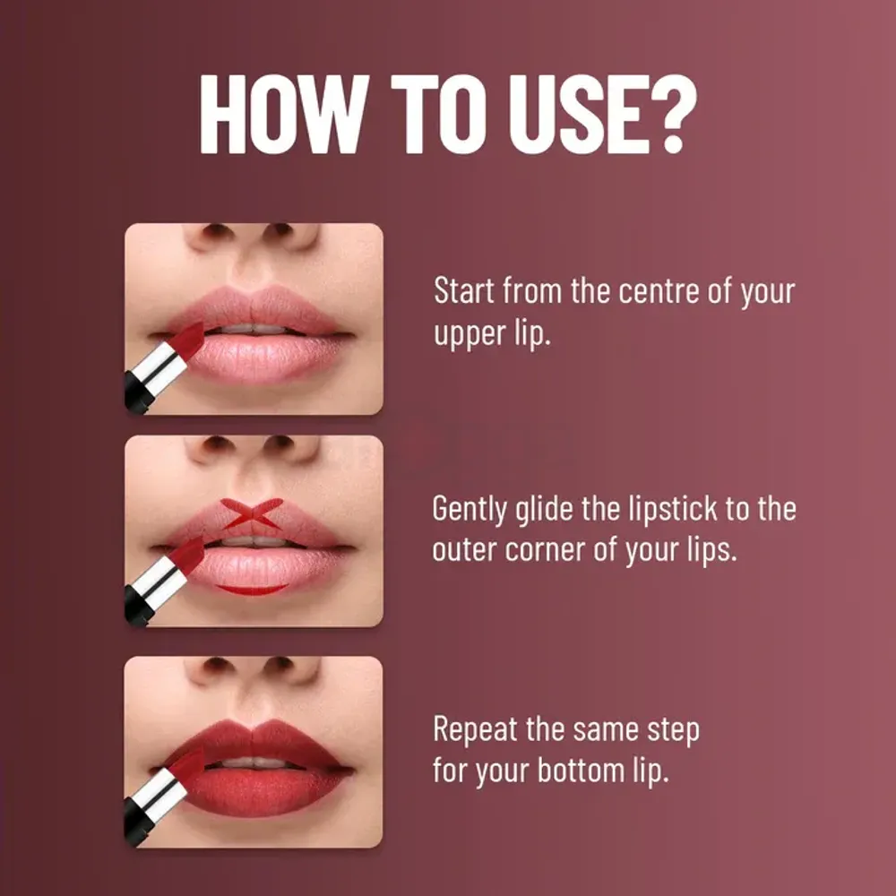 Swiss Beauty Pure Matte Lipstick - 203 Hazlenut  