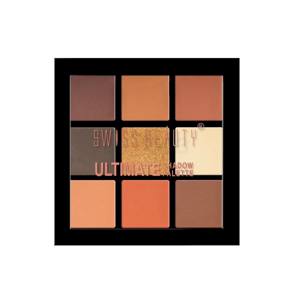 Swiss Beauty 9 Color Ultimate Shadow Palette - Shade 04  