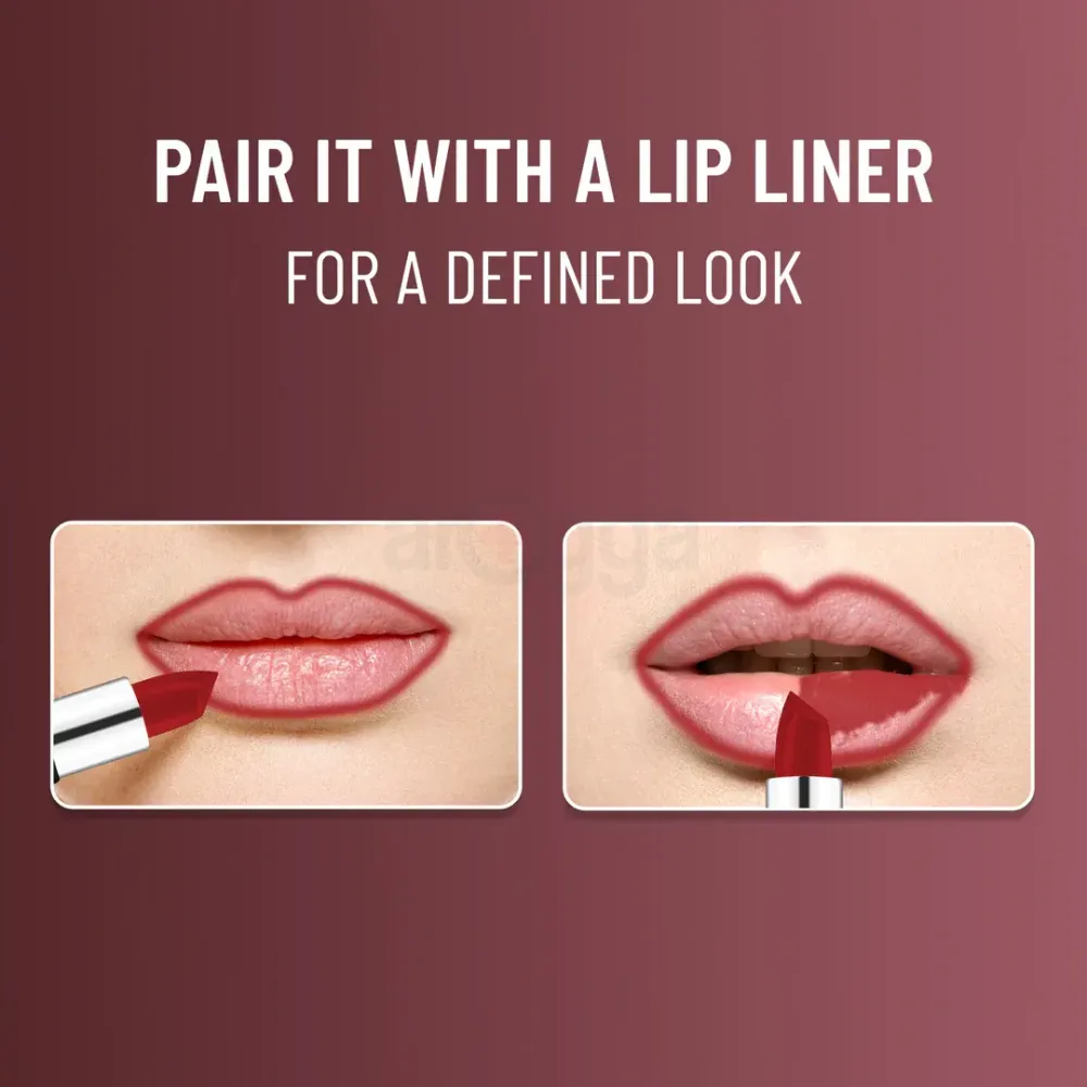 Swiss Beauty Pure Matte Lipstick - 210 Burgundy  