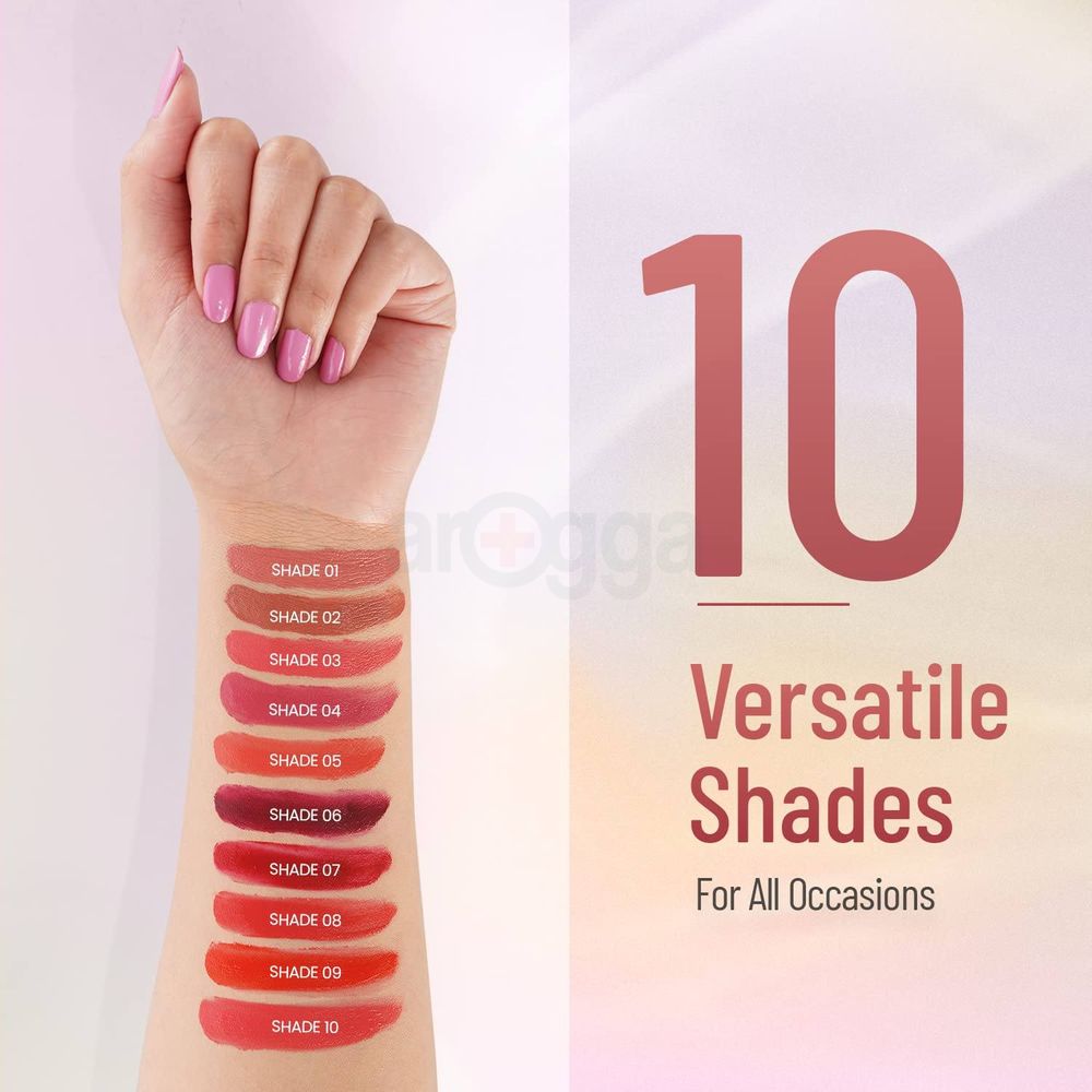 Swiss Beauty All About Lips 10 Color Matte Lip Palette - 02  