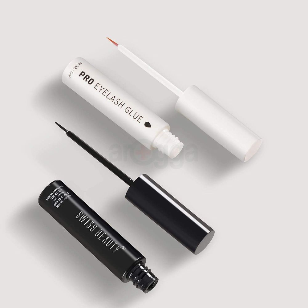 Swiss Beauty Pro Eyelash Glue with Aloe Barbadensis Leaf Extract - Black  