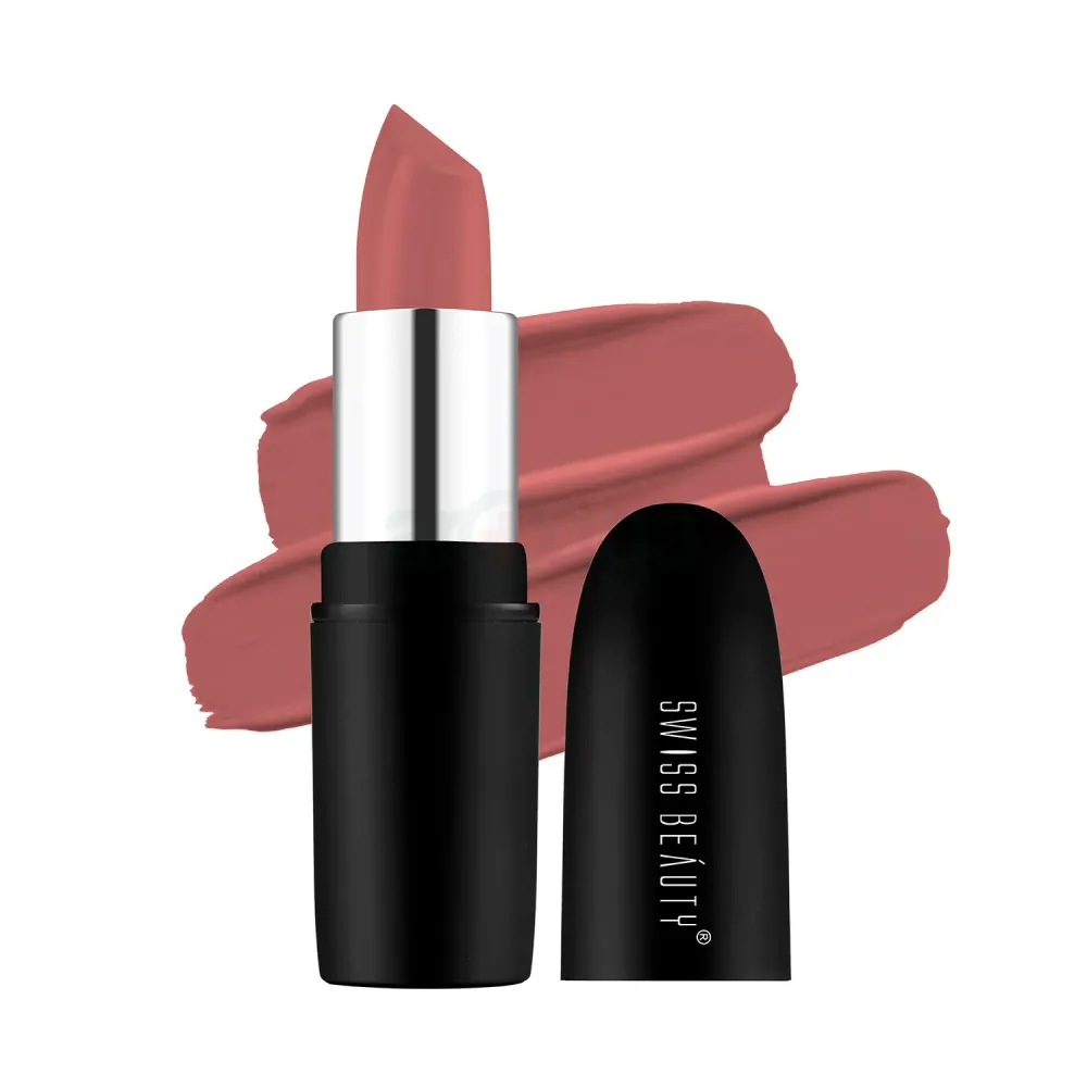 Swiss Beauty Pure Matte Lipstick - 213 Bare  
