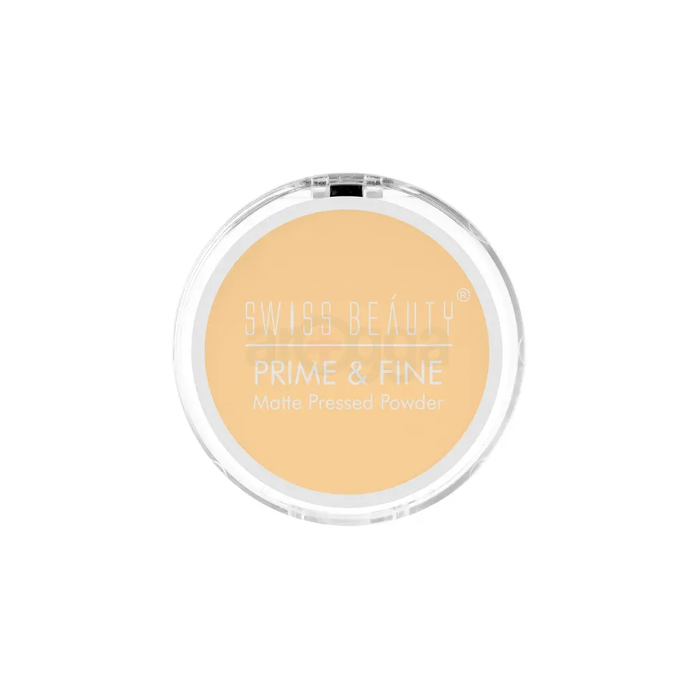 Swiss Beauty Prime and Fine Matte Pressed Powder - 04 Natural Beige  