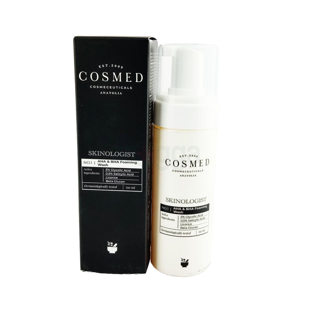 Cosmed Skinologist No.1 AHA & BHA Foaming Wash 150ml  