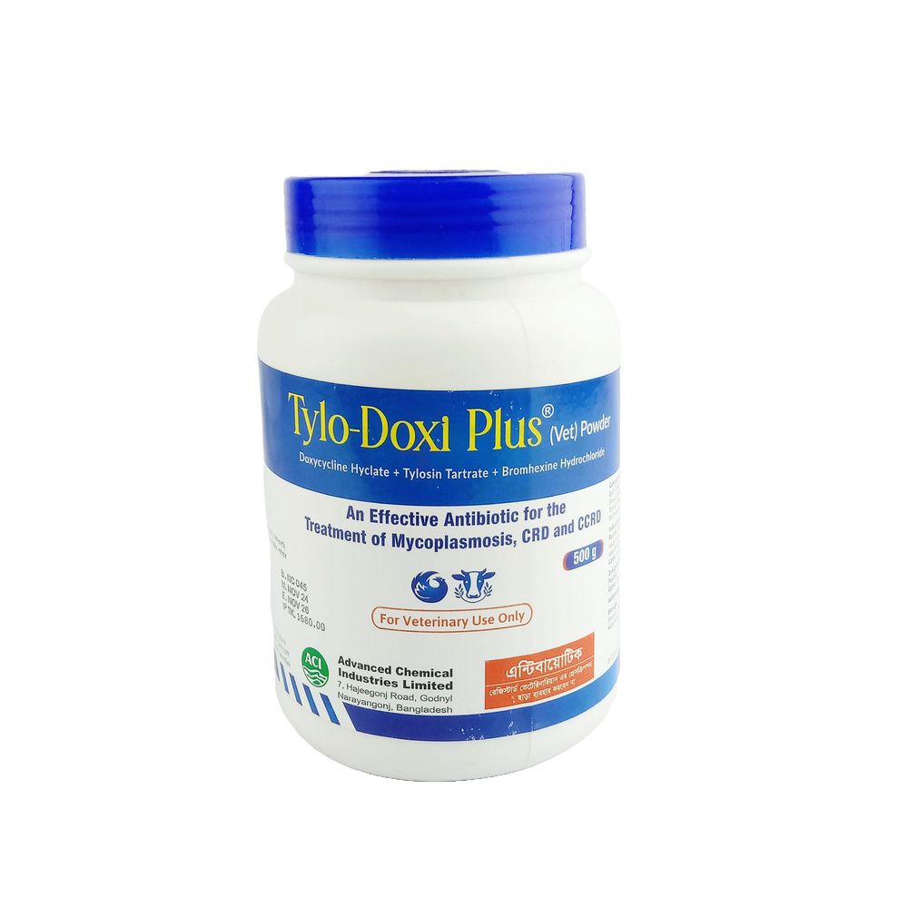 Tylo-Doxi Plus Powder (Vet) 500gm Pack  