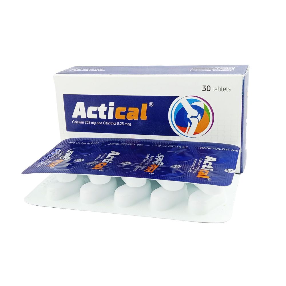 Actical 252mg+0.25mcg 
