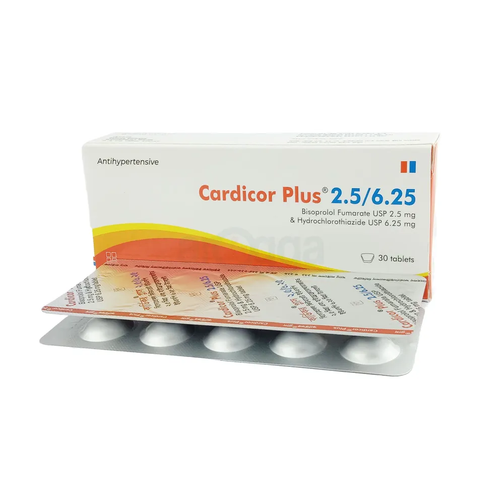 Cardicor Plus 2.5/6.25mg tablet