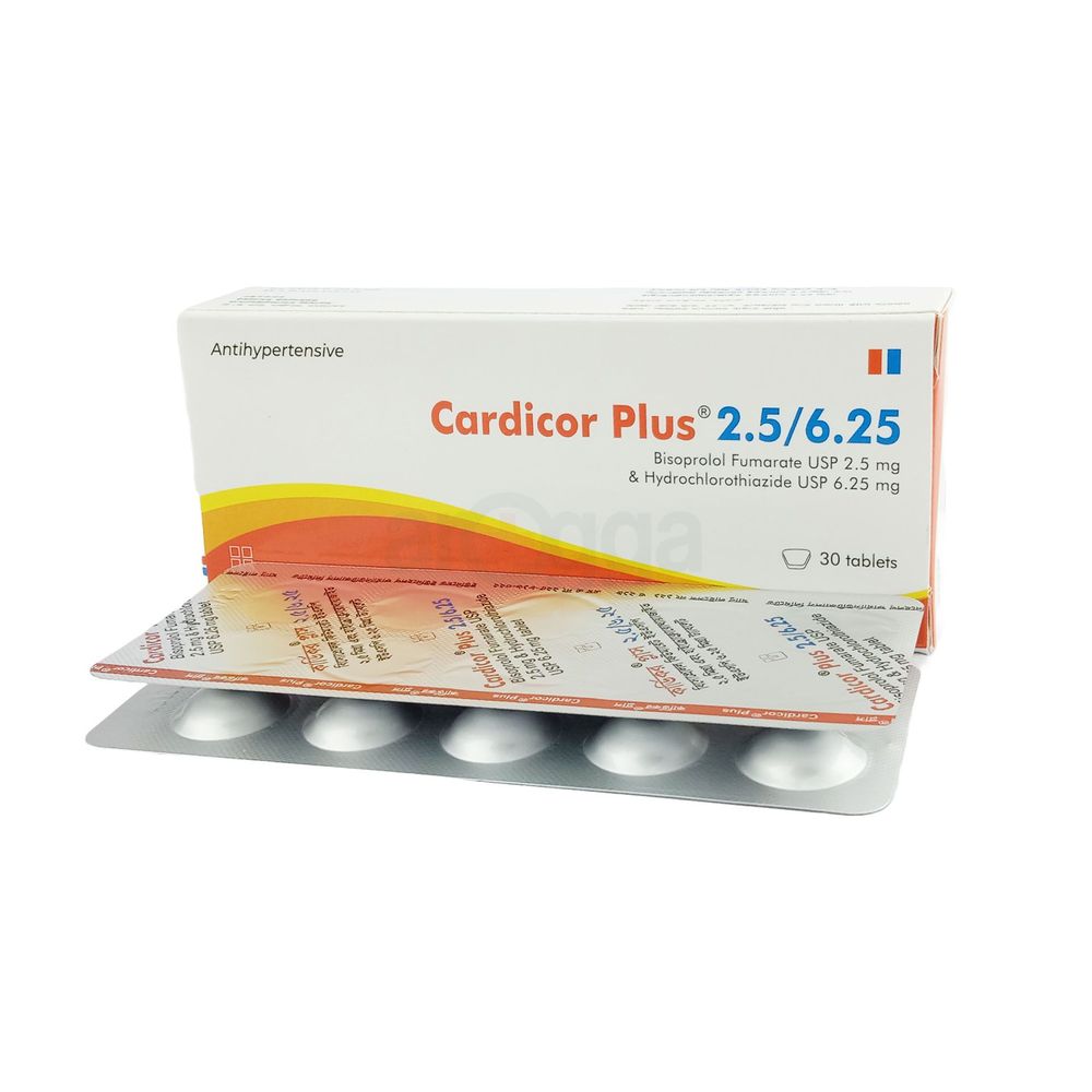Cardicor Plus 2.5/6.25mg tablet