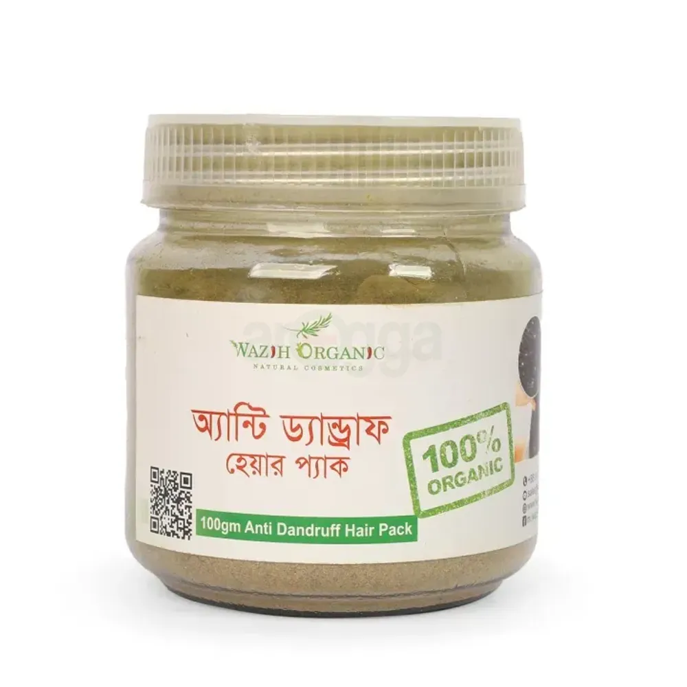 Wazih Organic Anti Dandruff Hair Pack 100g  