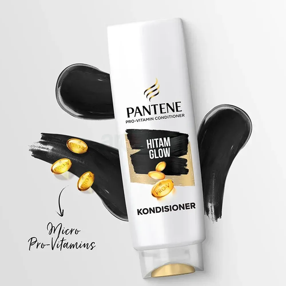 Pantene Pro Vitamin Hitam (Black) Glow Conditioner  
