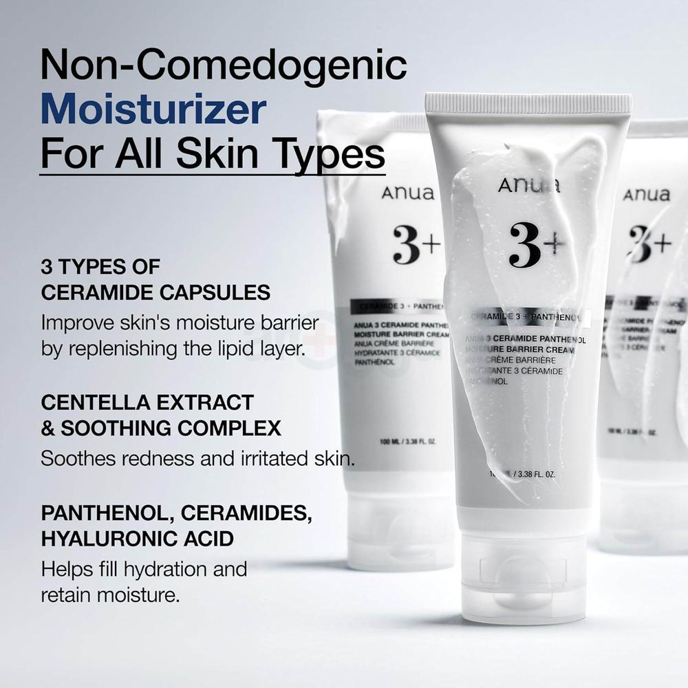 Anua 3+ Ceramide Panthenol Moisture Barrier Cream  
