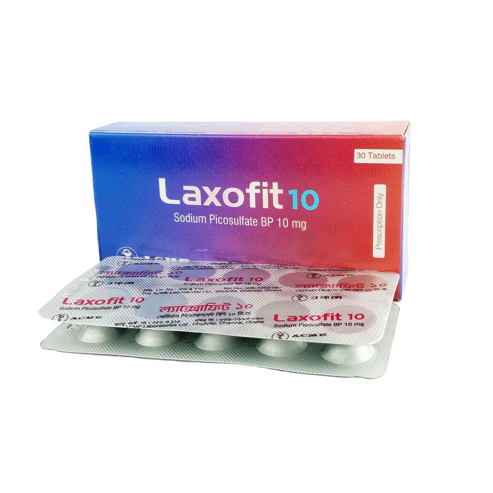 Laxofit  10mg tablet