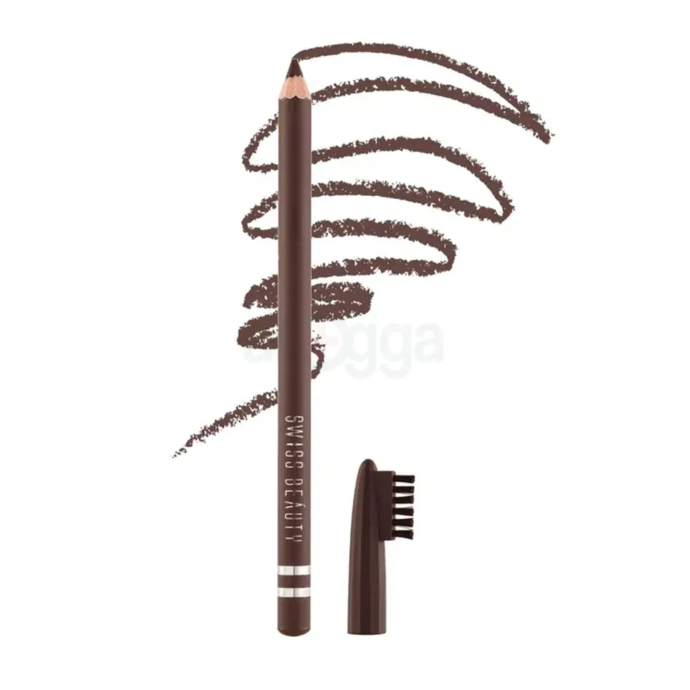Swiss Beauty Eyebrow Pencil - 102 Dark Brown  