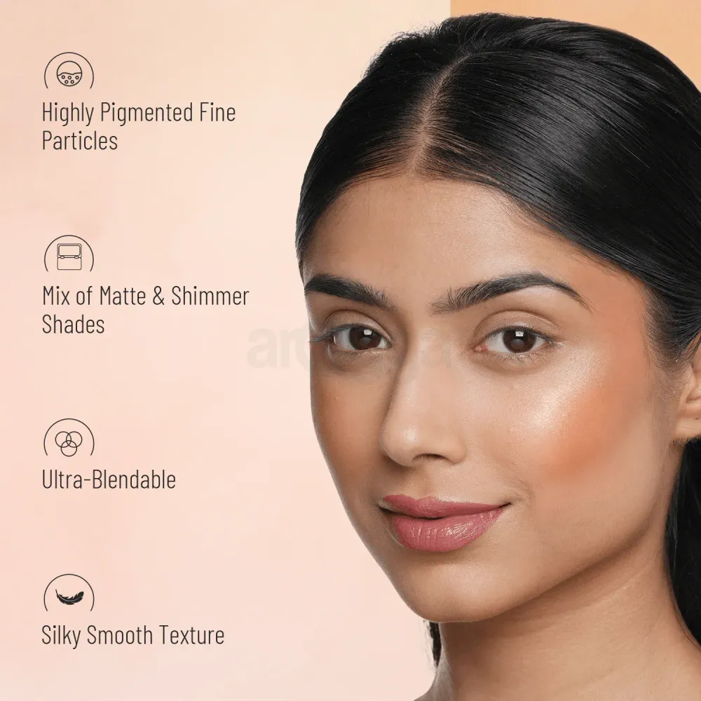 Swiss Beauty 8 Color Ultra Blush Palette - Shade 01  