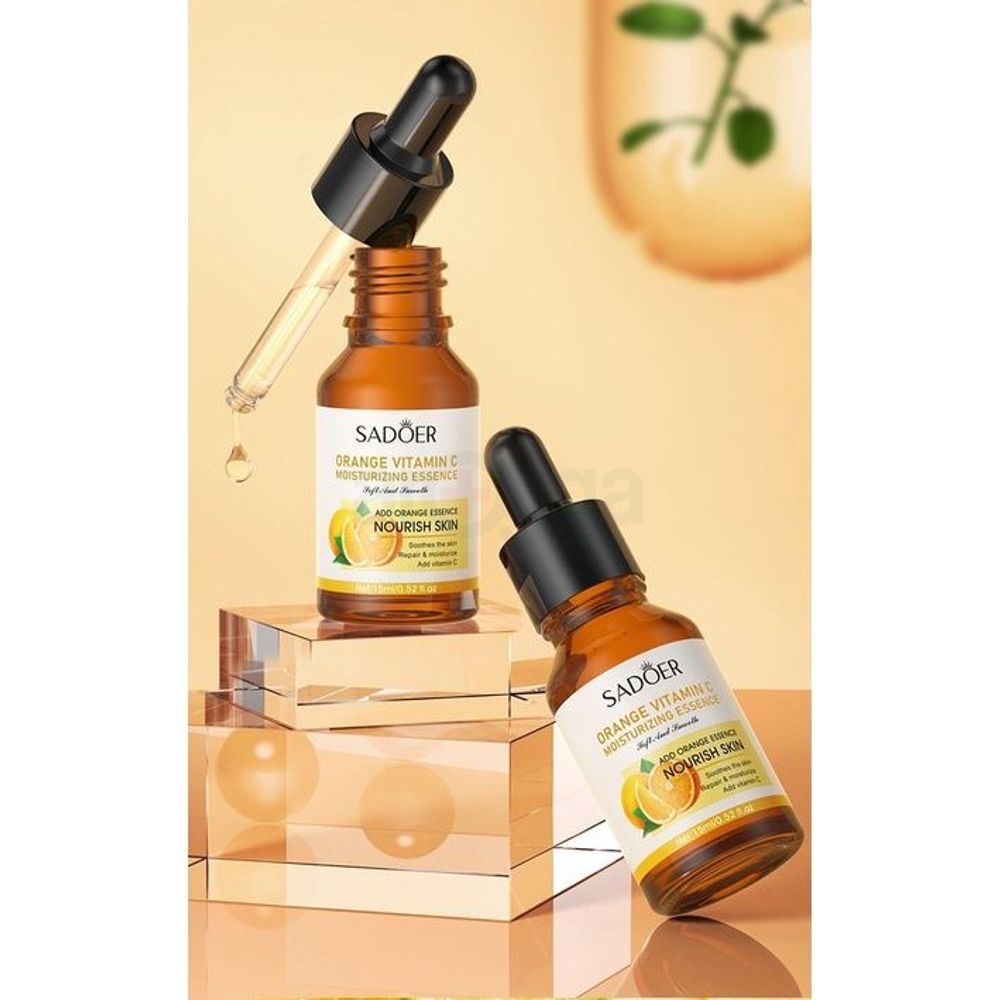 Sadoer Orange Vitamin C Moisturizing Essence Serum 15ml  