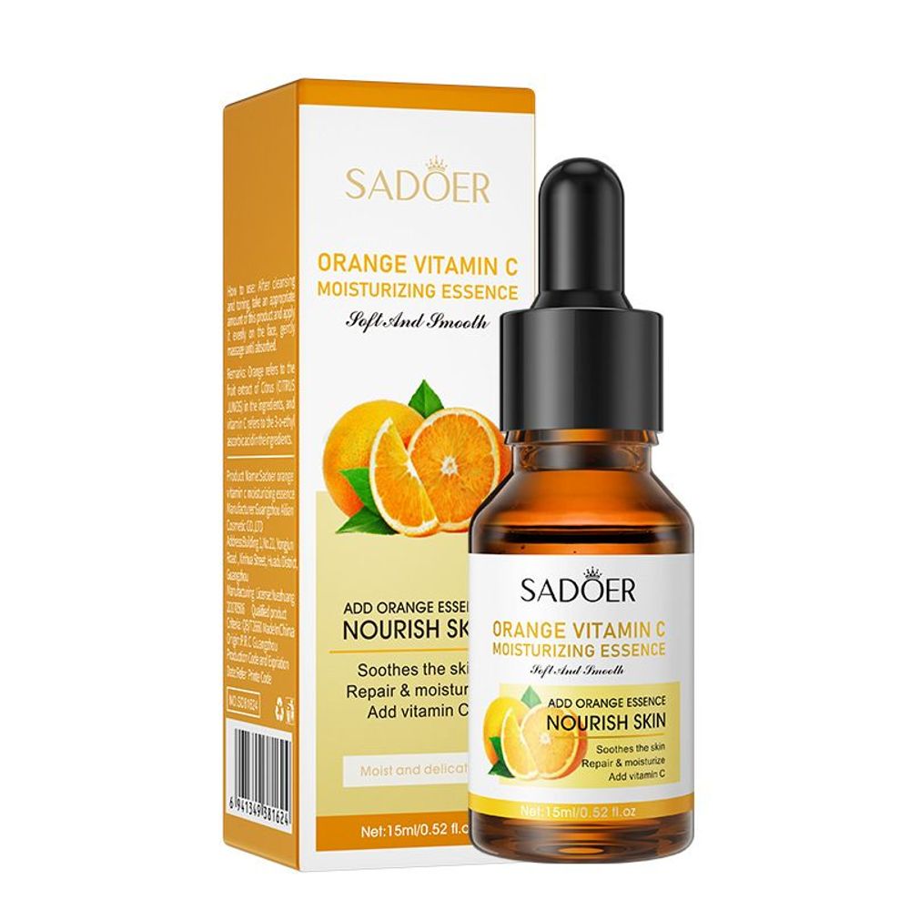 Sadoer Orange Vitamin C Moisturizing Essence Serum 15ml  