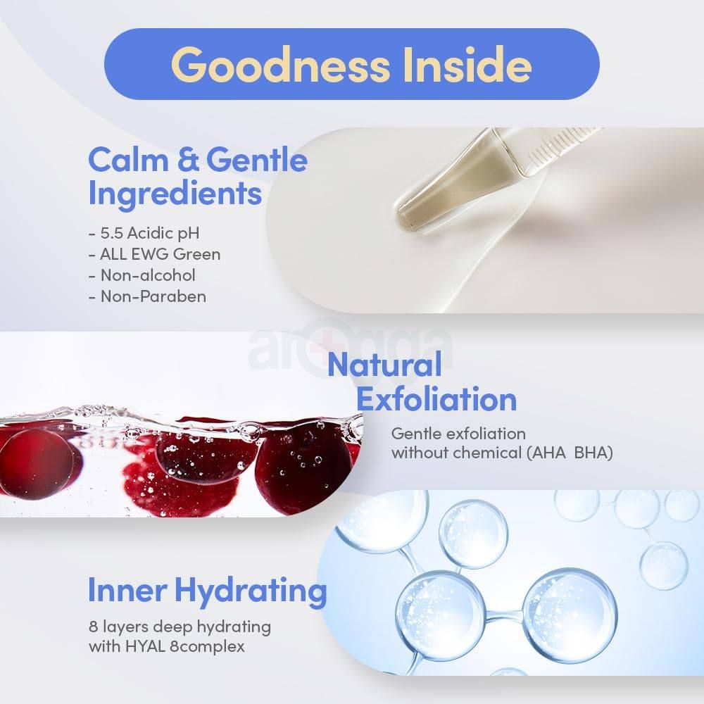 Eqqualberry Moisture Exfoliating Swimming Pool Toner  