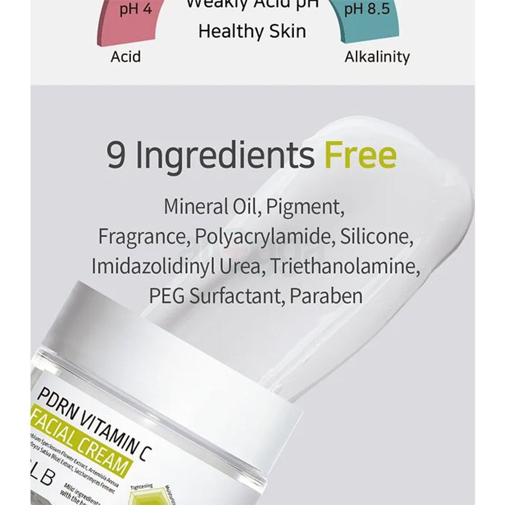 APLB PDRN Vita Cen 44.6% Vitamin C Facial Cream  