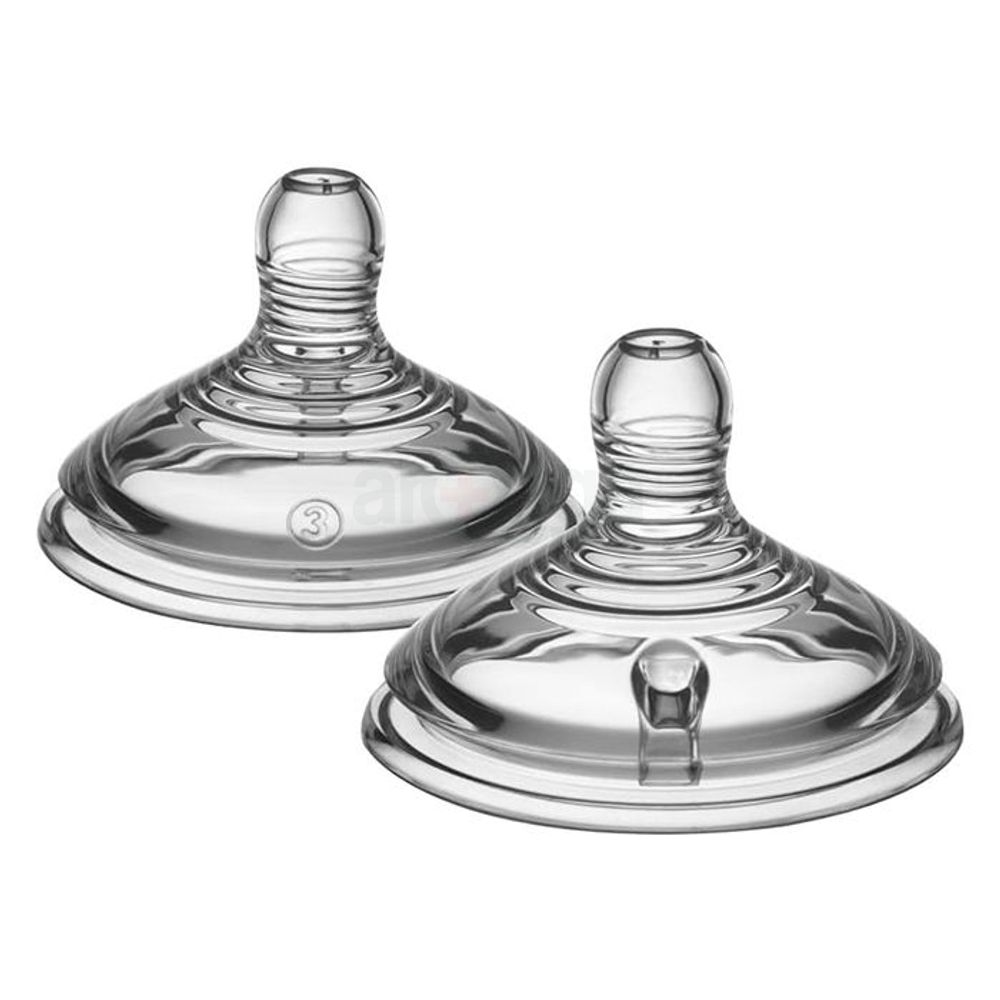 Tommee Tippee Natural Start 2X Fast Flow Baby Bottle Teats for 6+ Months  