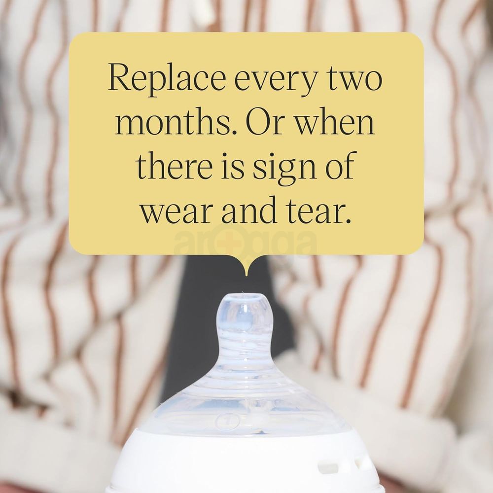 Tommee Tippee Natural Start 2X Fast Flow Baby Bottle Teats for 6+ Months  