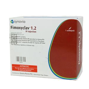 Fimoxyclav 1.2 IV (1gm+200mg)/20ml Injection