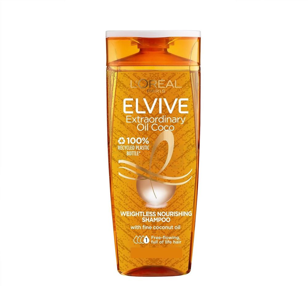 Loreal Paris Extraordinary Oil Coco Weightless Nourishing Shampoo for Fine, Dry Hair  