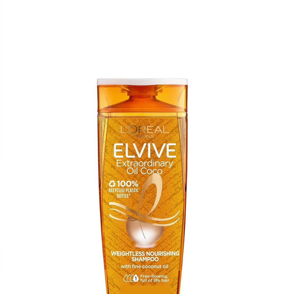 Loreal Paris Extraordinary Oil Coco Weightless Nourishing Shampoo for Fine, Dry Hair  