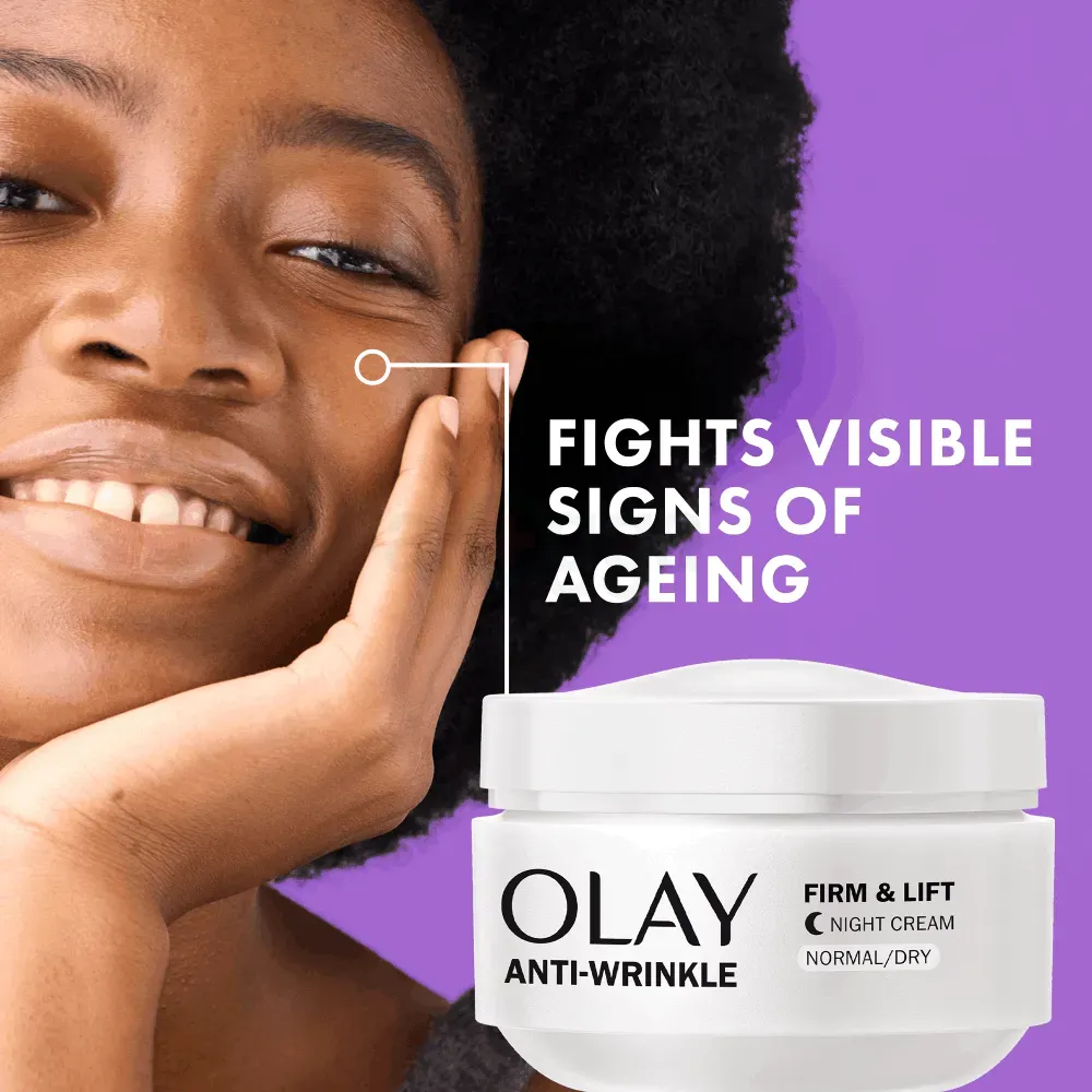 Olay Anti Wrinkle Firm & Lift Night Cream for Normal / Dry Skin  