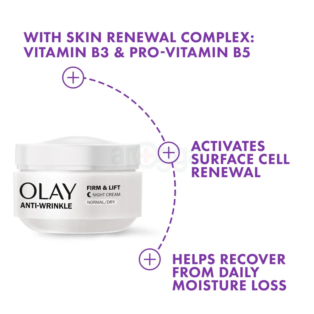 Olay Anti Wrinkle Firm & Lift Night Cream for Normal / Dry Skin  