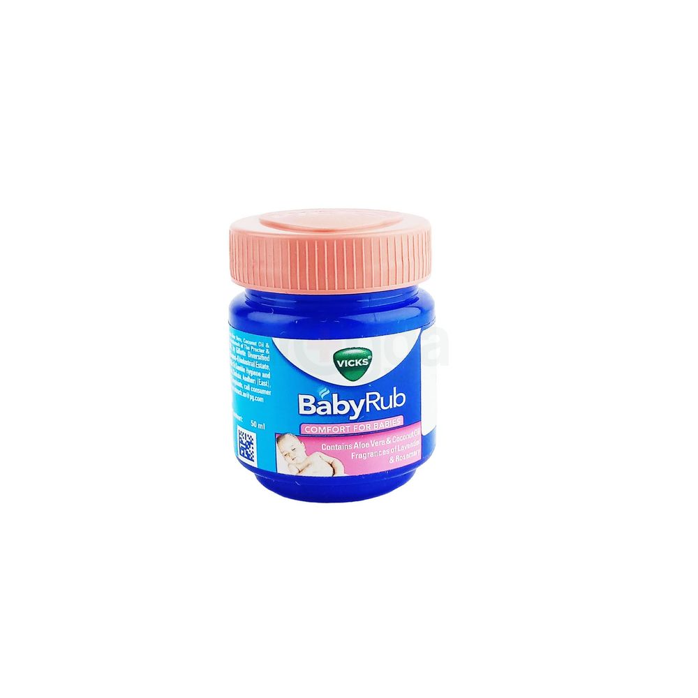 VICKS Baby Rub Cosmetic for Soothing & Relaxing Baby Massage  