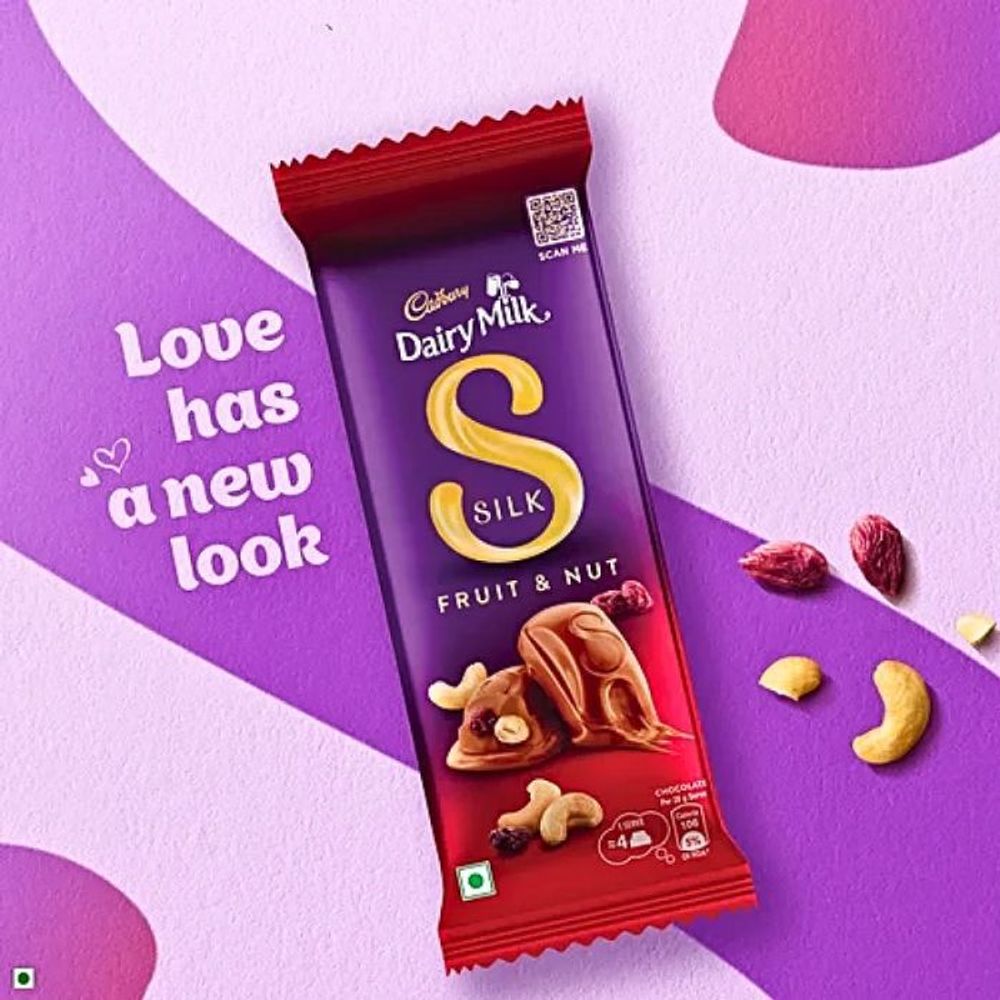 Cadbury Dairy Milk Silk Fruit & Nut Chocolate Bar 137g  