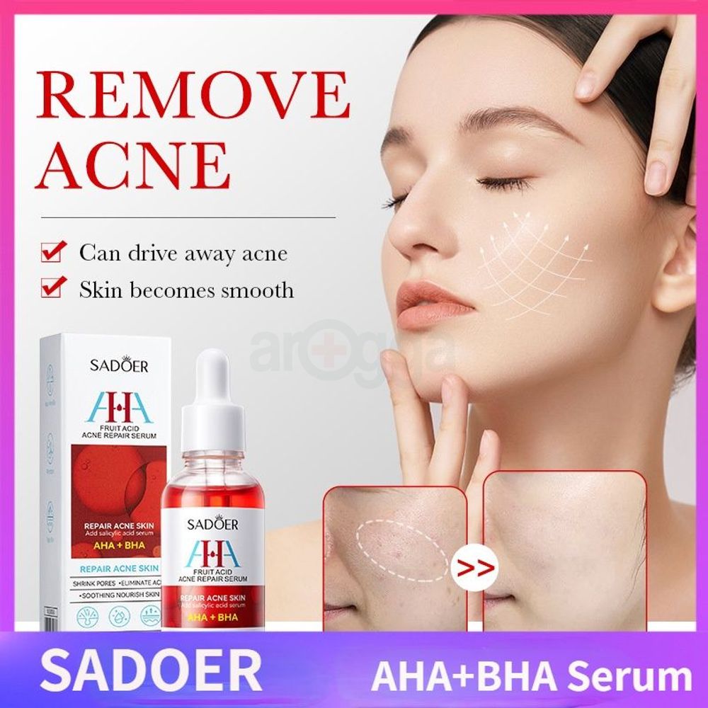 Sadoer AHA + BHA Repair Salicylic Acid Serum for Acne Skin Repair 30ml  