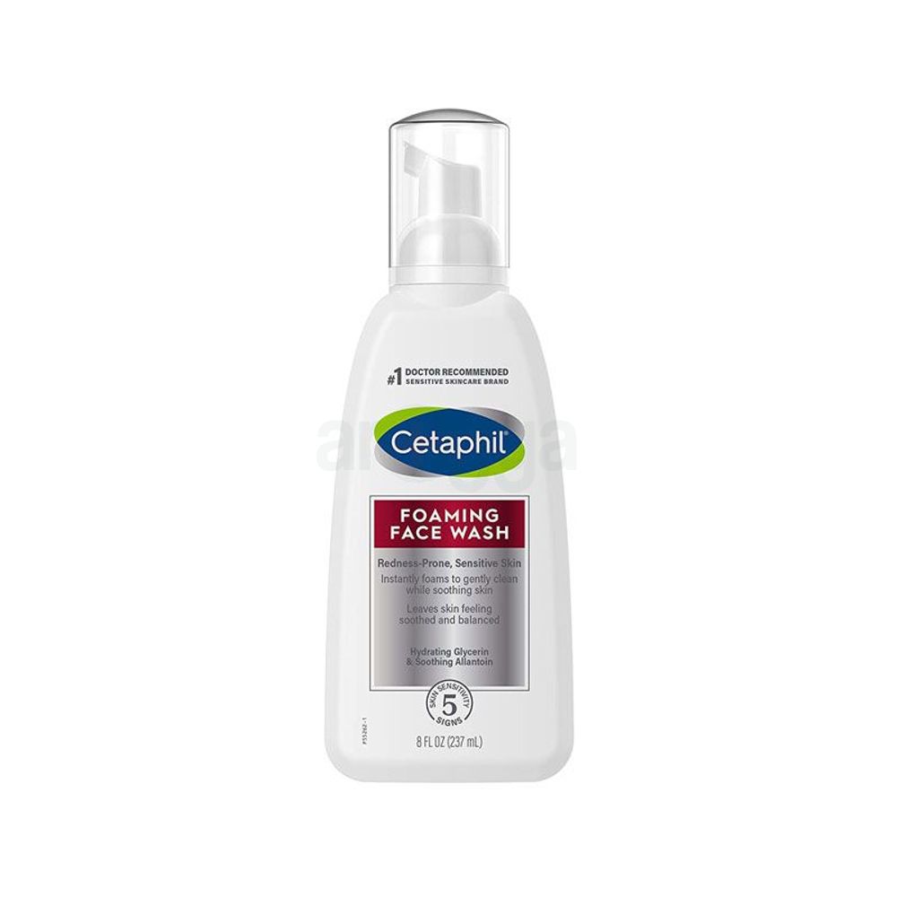 Cetaphil Foaming Face Wash for Redness-Prone Sensitive Skin  